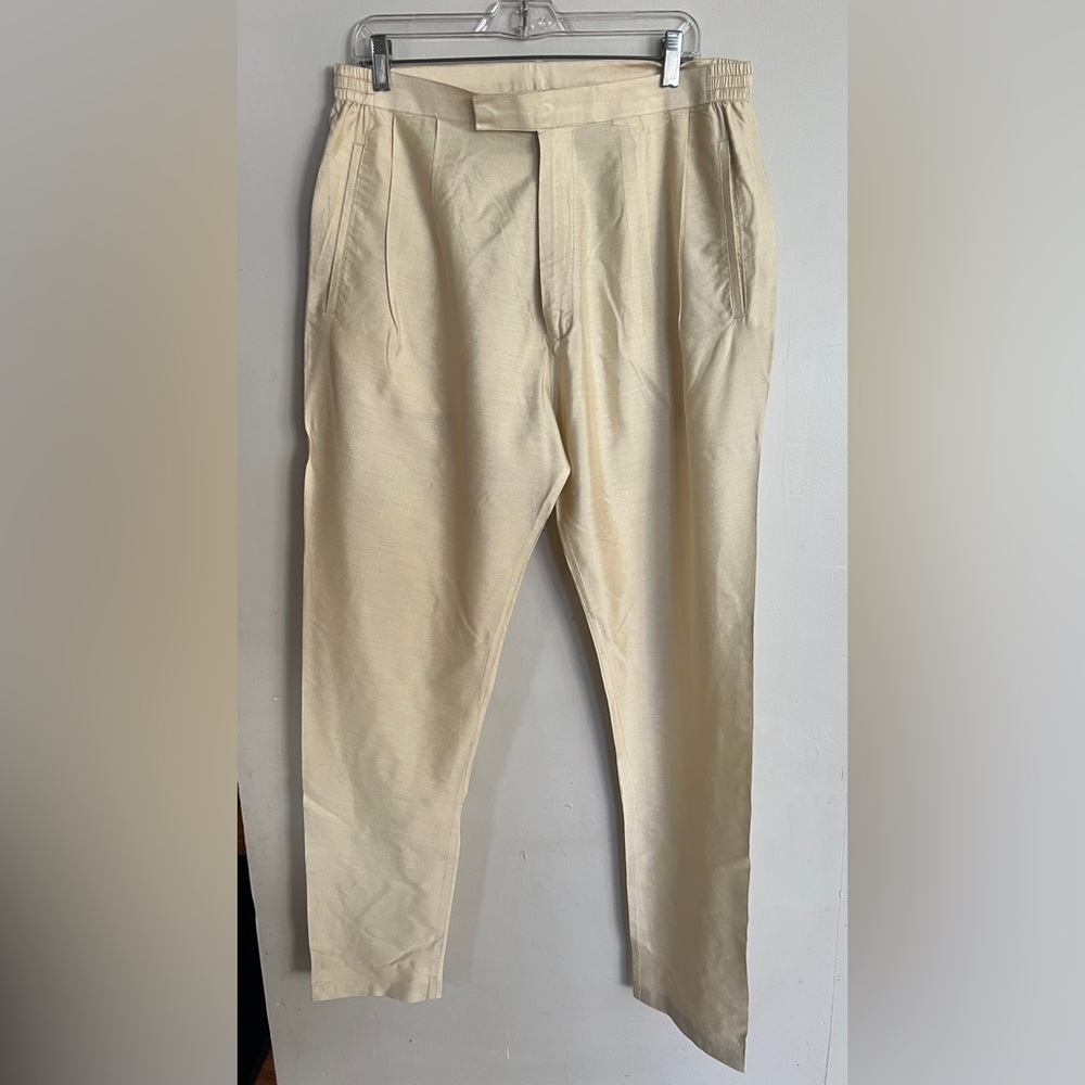 Men's Indian Beige Kurta Bottoms Size 44
